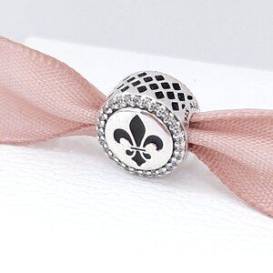 Pandora New Orleans Saints NFL Logo Bead Charm S925 Silver with box